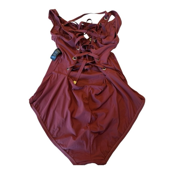 Miraclesuit by Amoressa Lace Up Underwire One Piece Tummy Control‎ Swimsuit 14 - Picture 10 of 16